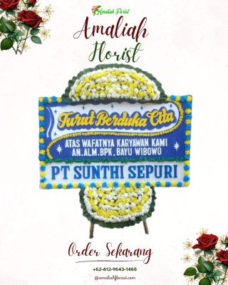 Papan Bunga Duka di Kute Panang