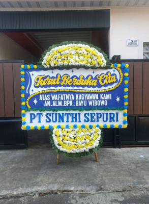 Papan Bunga Duka di Kute Panang